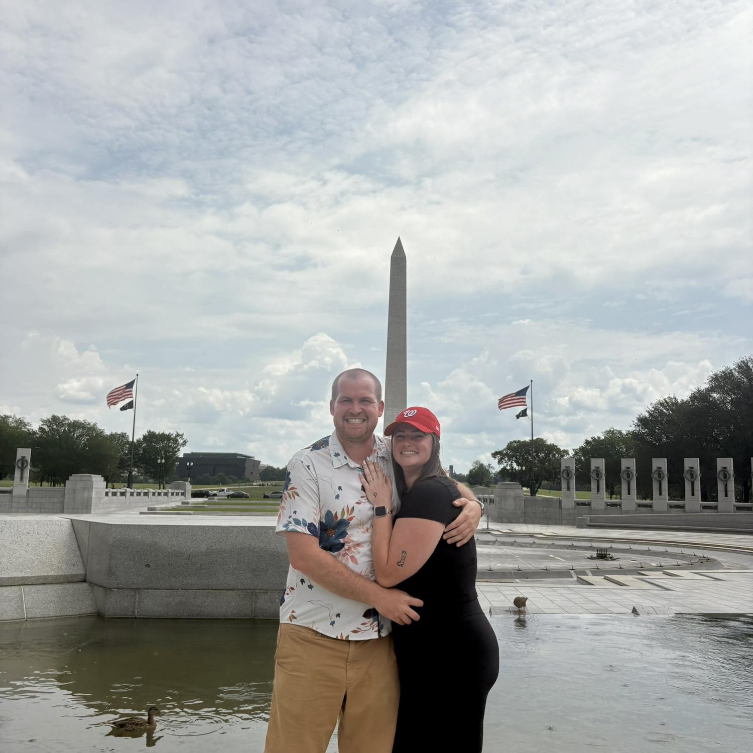 J proposing in DC