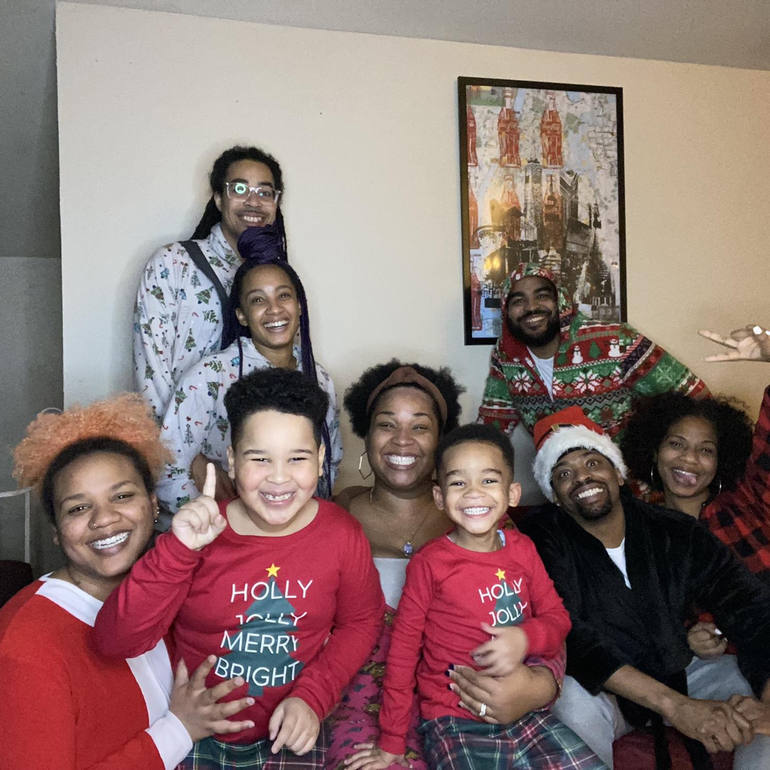 Christmas with Tyré’s family