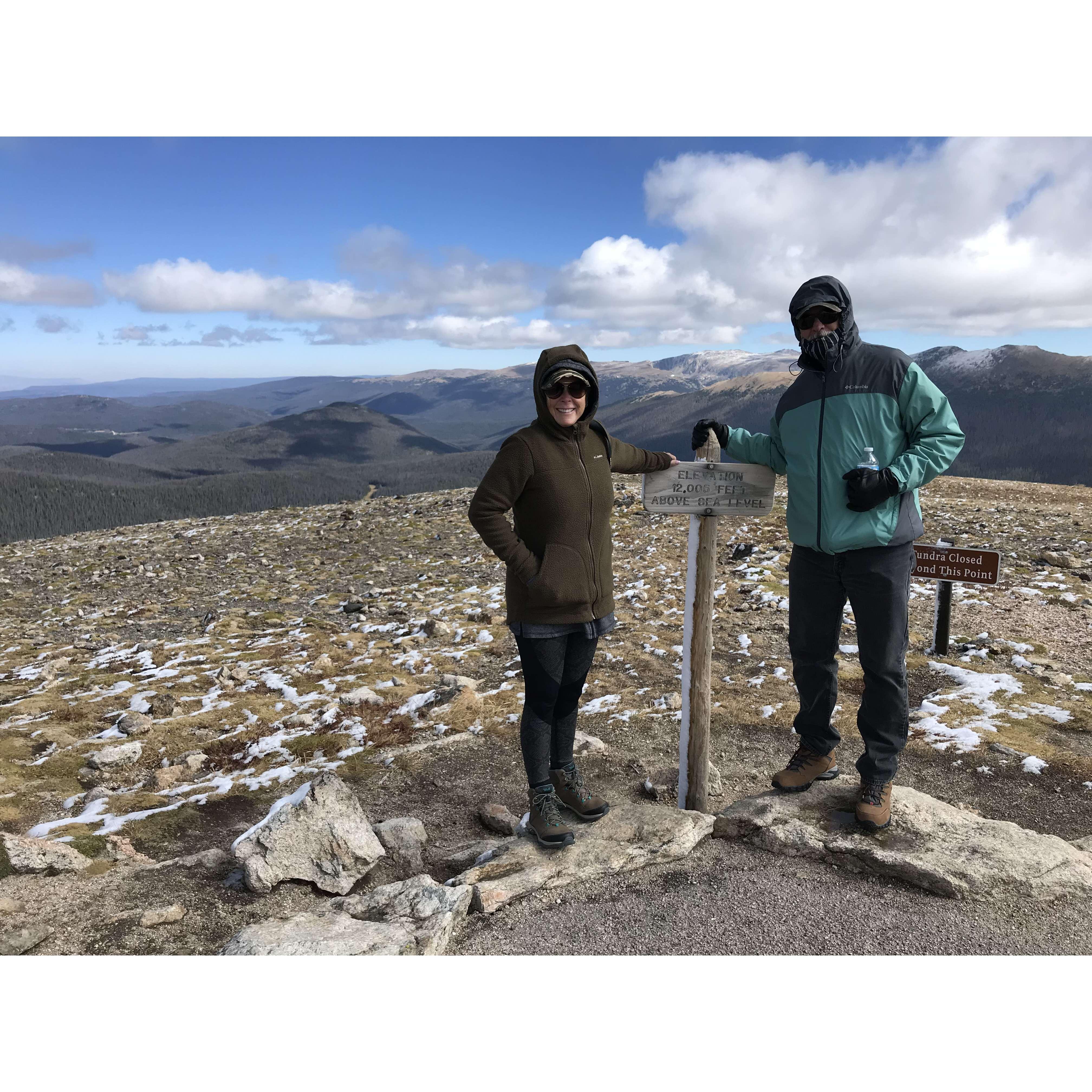 Highest point in Rocky Mountain National Park! 