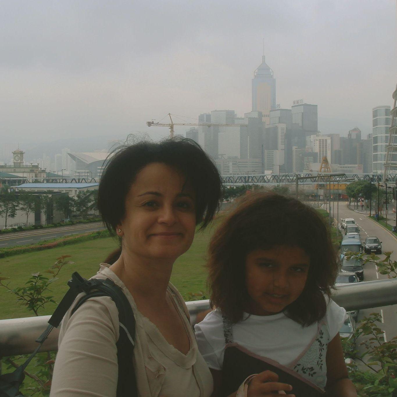 Mother and daughter doing some exploring together in Brazil.