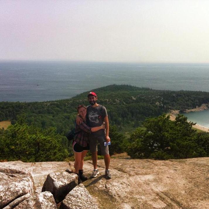 Hiking the Bee Hive in Acadia, Summer 2015