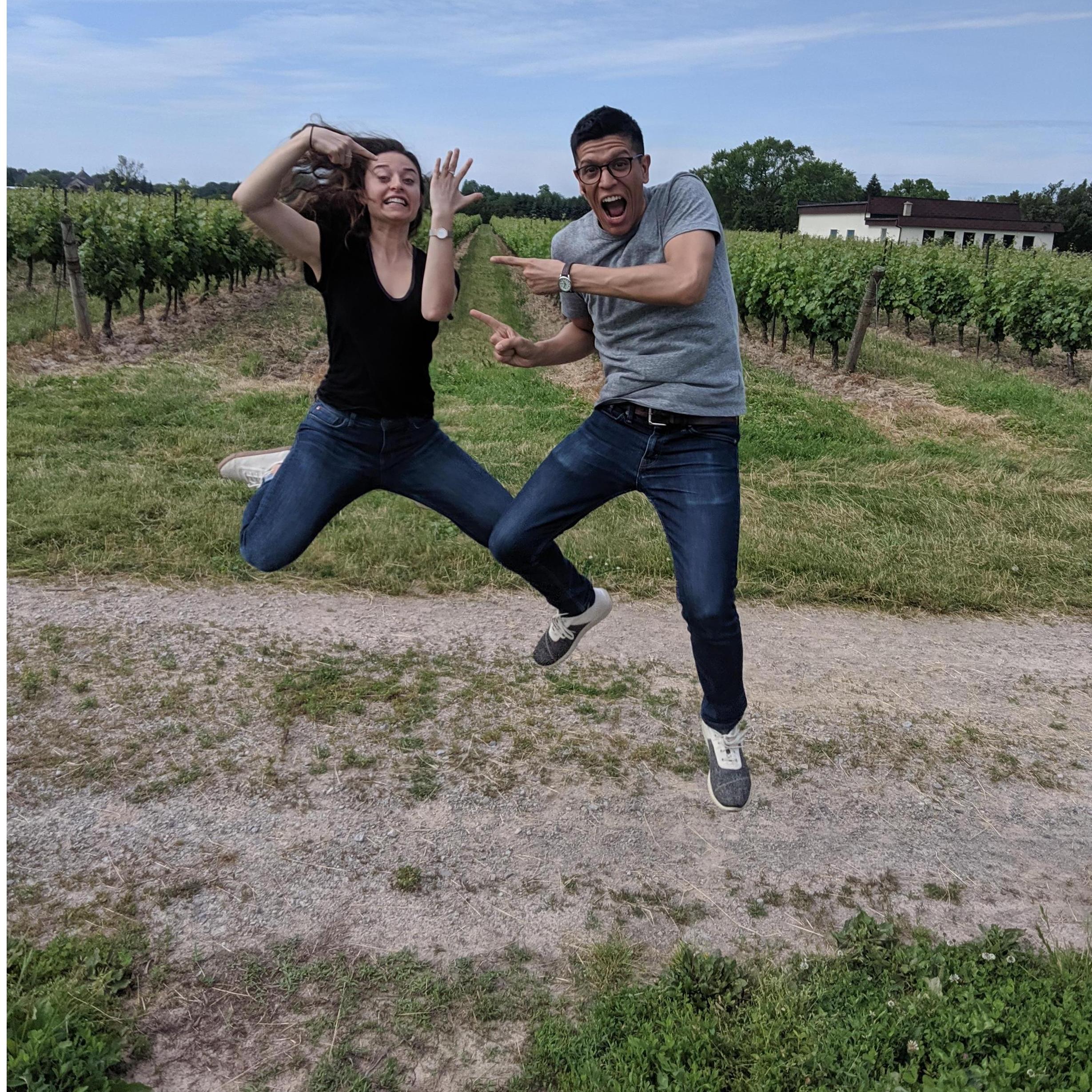 Jumping shot... only took 6 tries!
