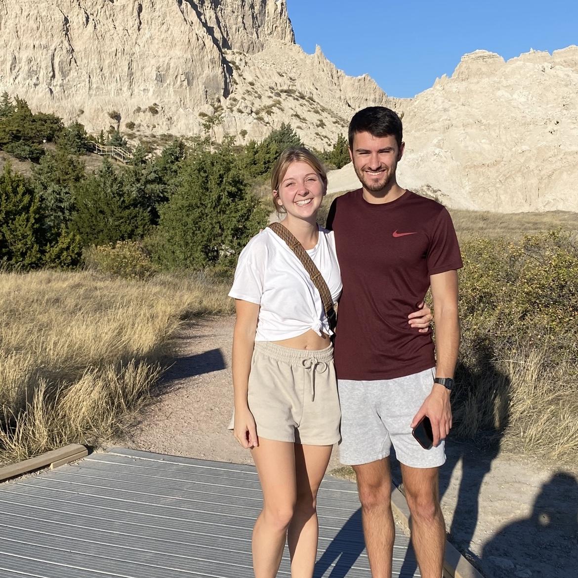 10/7/21 At Badlands National Park on a road trip through SD