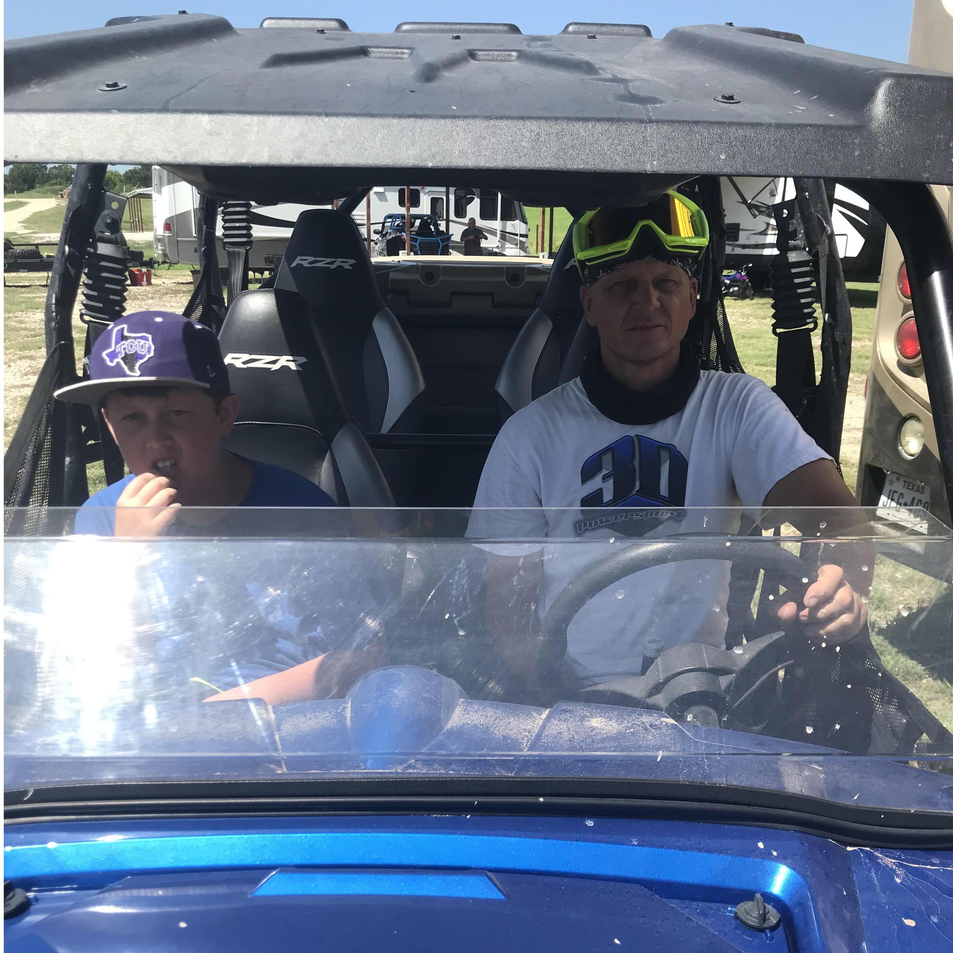 A love for boy toys have brought these two close.