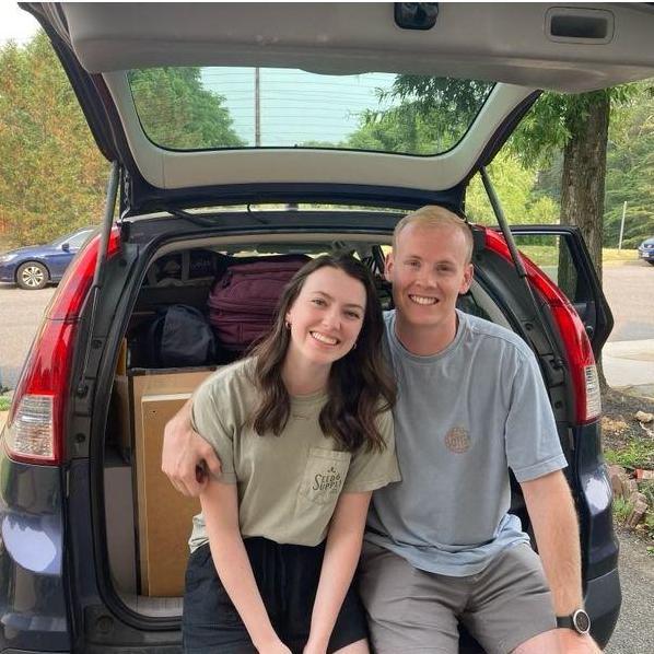 Packing up the car to drive from VA to AZ