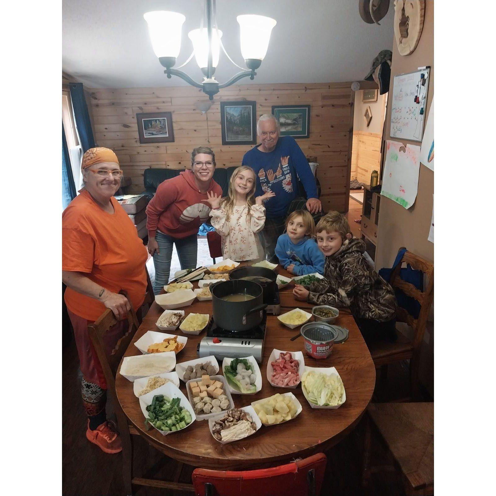 Around the world dinner- Chinese hot pot