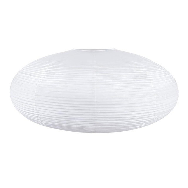 White Oval Paper Lanterns-16.54" Large Hanging Paper Lantern Lamp, Chinese/Japanese Paper Pendant Lampshade for Party Decoration, Wedding, Home Decor Ceiling Lampshade(1 Pack)