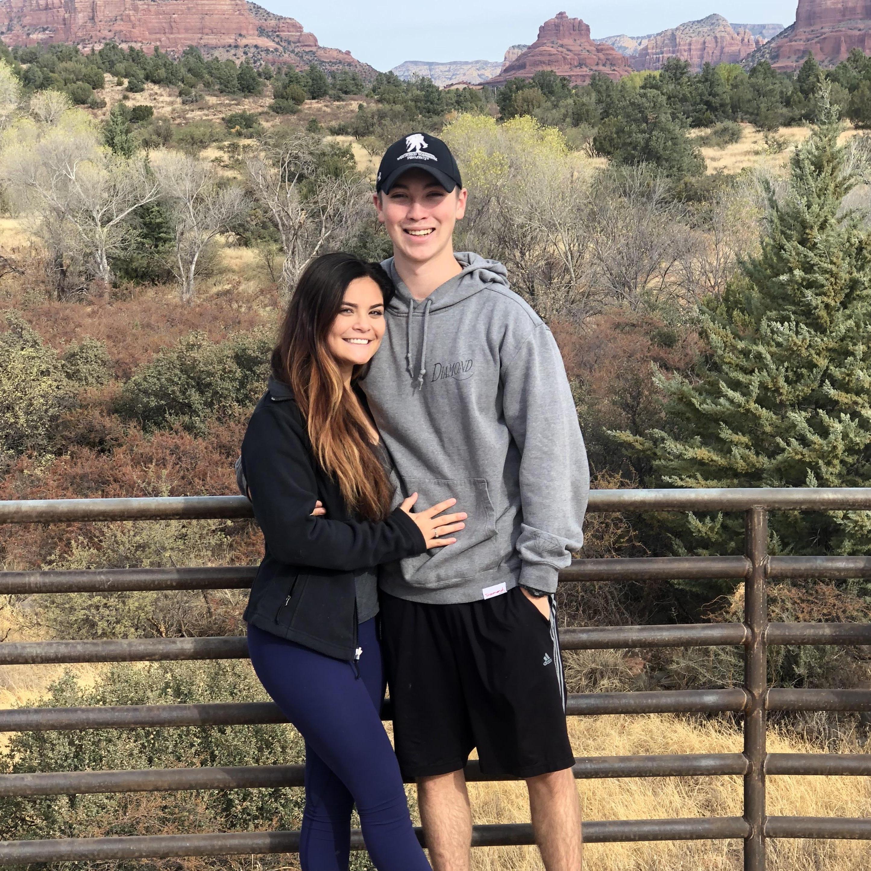 Bell Rock Sedona trip, 4 years later he would propose here! (2017)