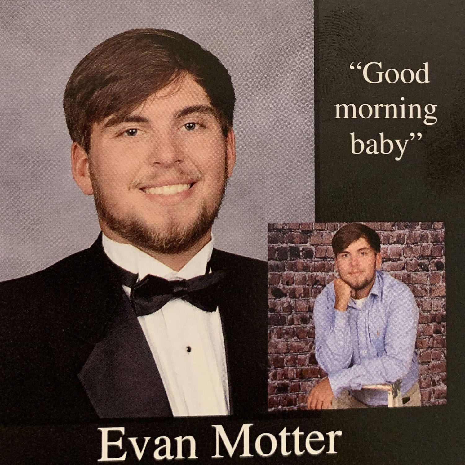 Evans Senior quote- an inside joke