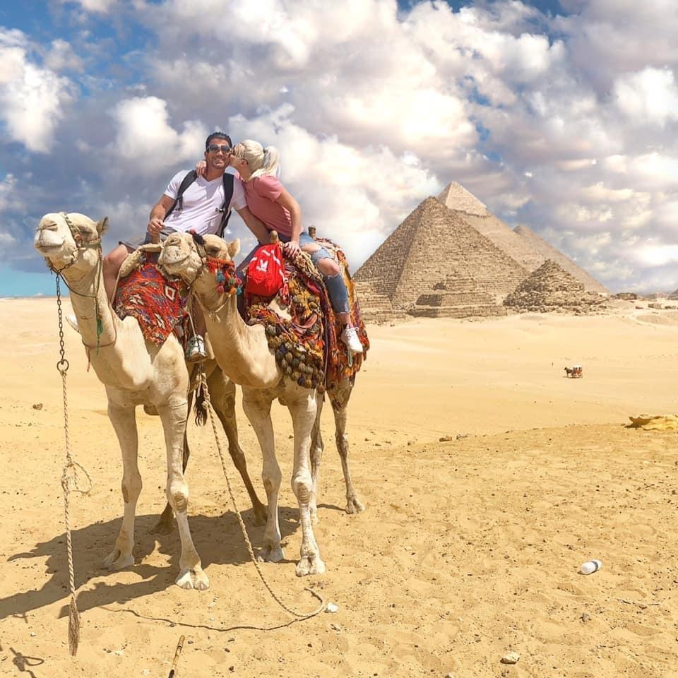 Our camels looked pretty happy out here too!