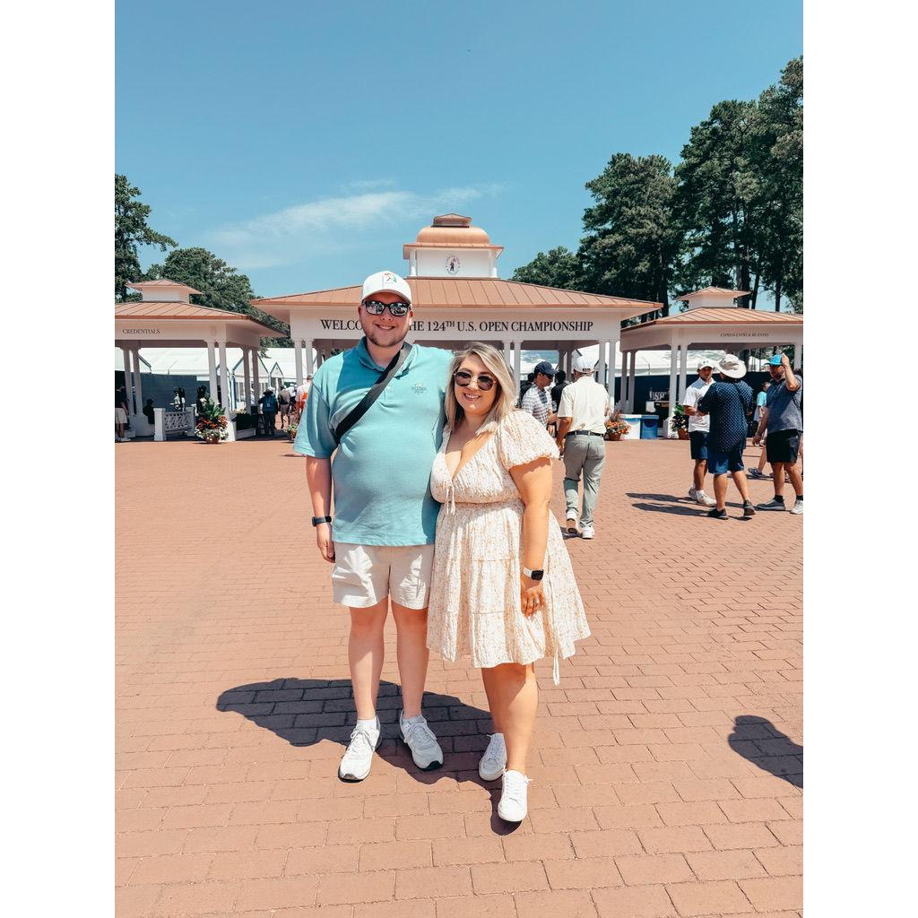 2 year anniversary spent at the US Open!