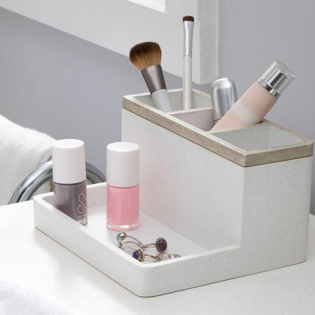 Ivory Meier Resin 3-Part Organizer