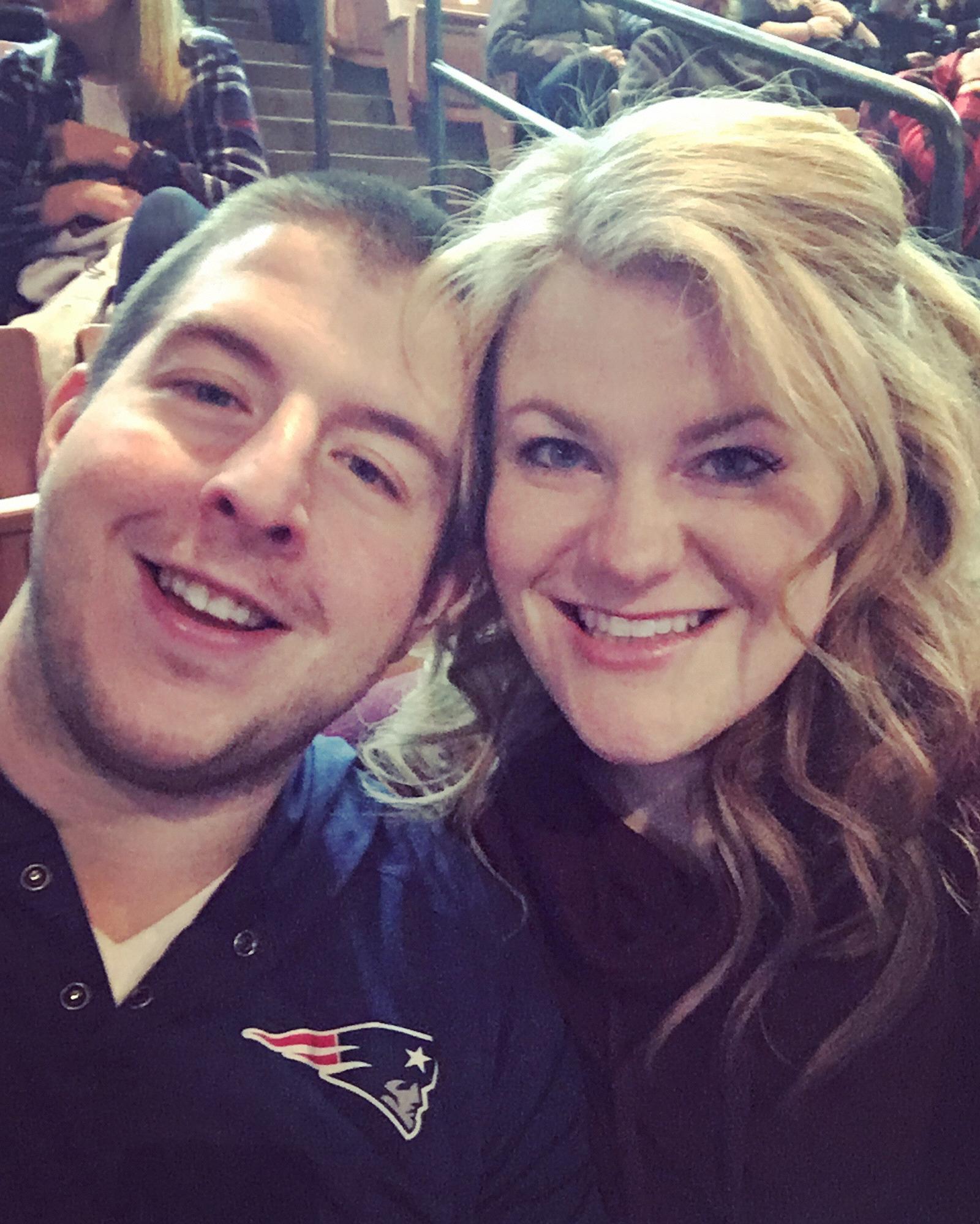 John suffering through a country concert for Caroline in December 2018!