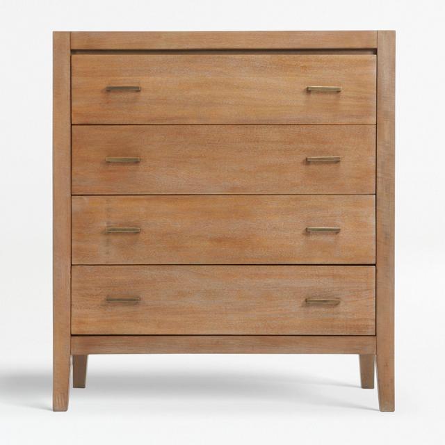 Dawson Grey Wash 4-Drawer Chest
