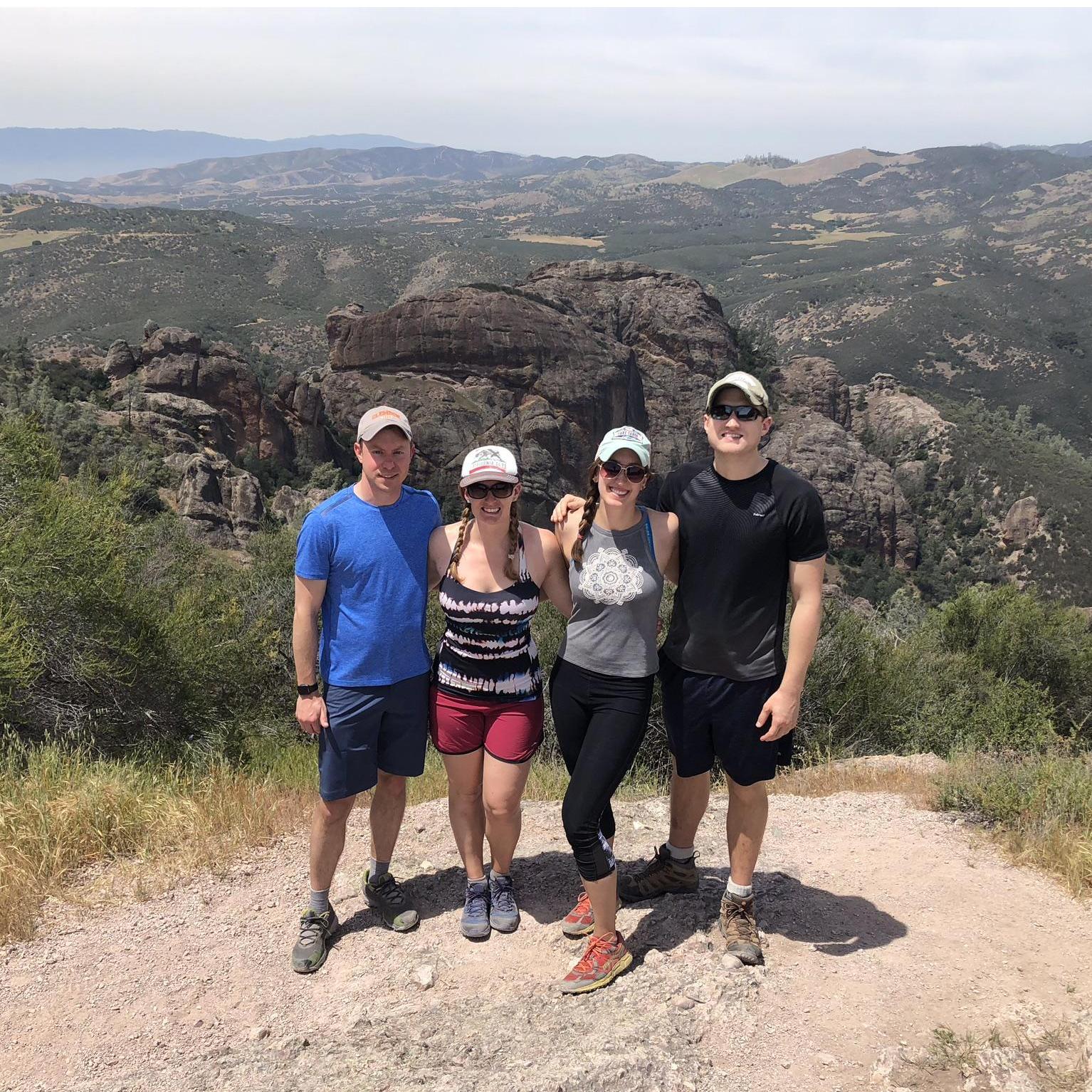 Hiking Pinnacles National Park with Nick and Alaina