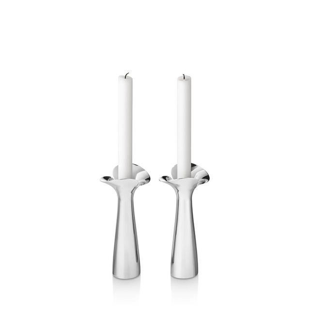 Georg Jensen Bloom Botanica 2-Piece Candleholder Set