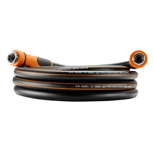 Giraffe Garden Hose 25 feet Lightweight Hybrid 5/8 in. Water Hose with Sleeve, Heavy Duty, Flexible