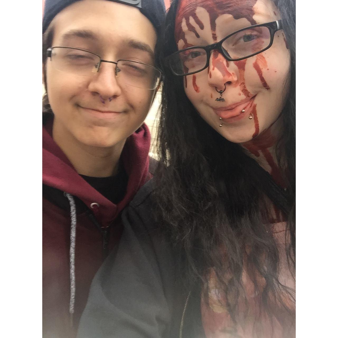 Our first Motionless in White show.