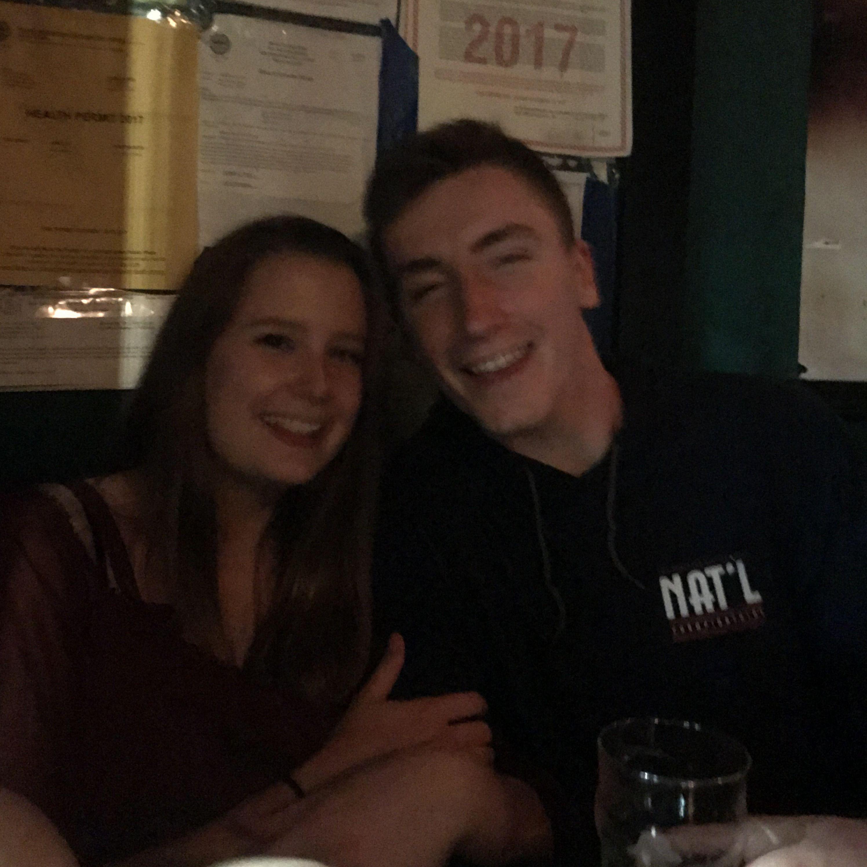 One of our first pictures together! May 2017