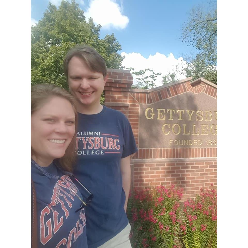 ... and Ali joins Andrew for Gettysburg Homecoming the same year.
