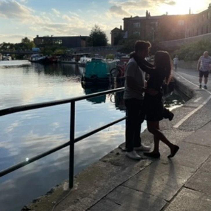 Shout out to the maid of honor for taking this pic of us!