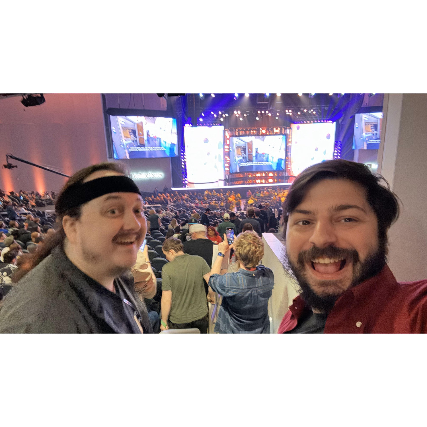 Peter and his best man at the VGAs!