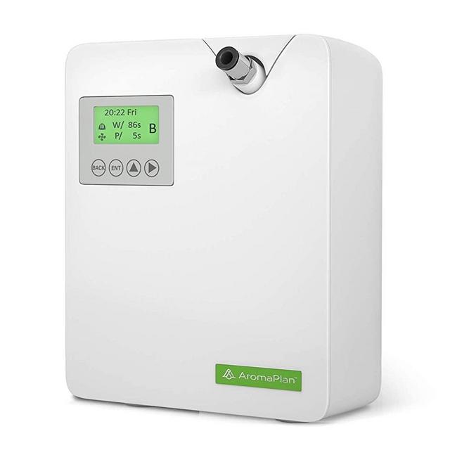 AromaPlan Scent Air Machine for Home – 𝗦𝗺𝗮𝗿𝘁 𝗖𝗼𝗹𝗱-𝗔𝗶𝗿 Technology Aromatherapy Diffuser | Silent & Waterless Essential Oil Diffuser (White)