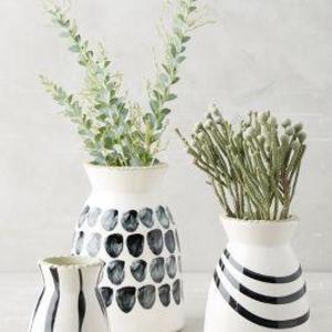 Handpainted Vase Set