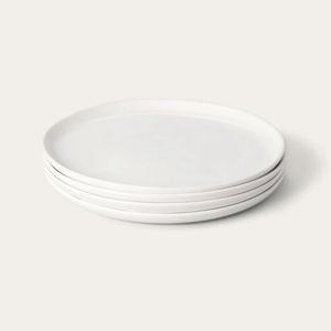 Glossy Pearl White Salad Plates