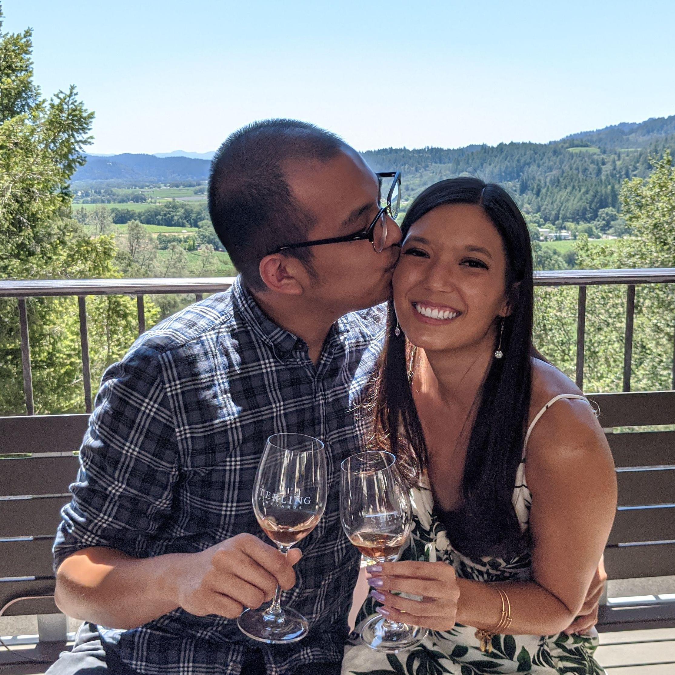 Wine tasting in Napa. June 27, 2020