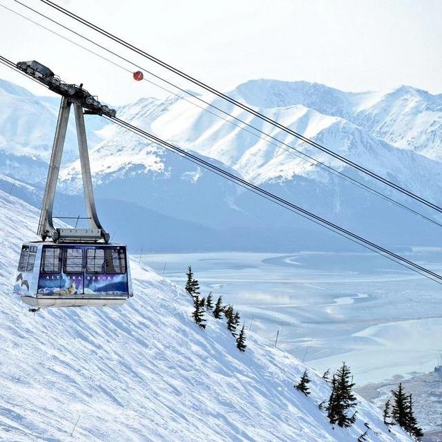 Skiing at Alyeska