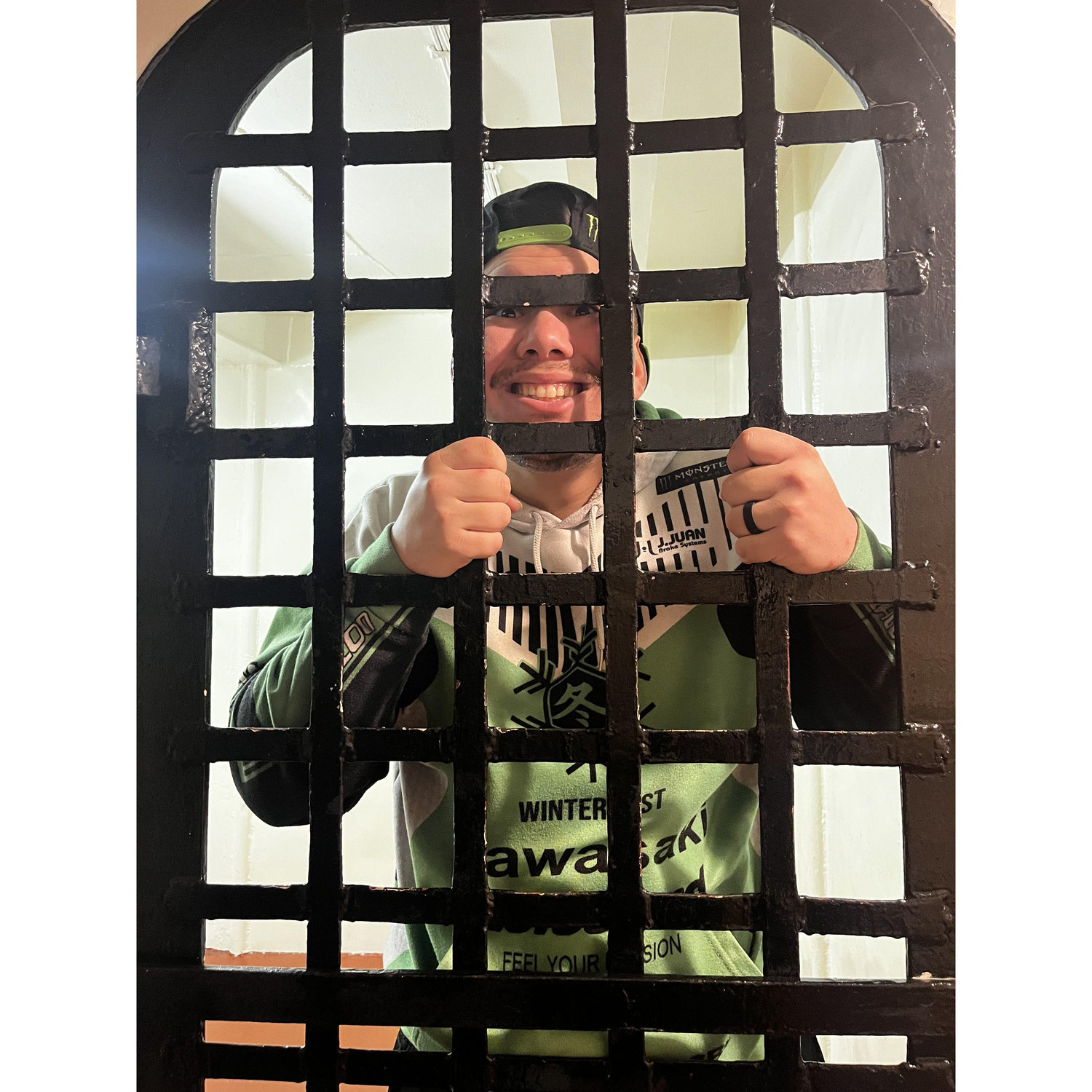 Lock him in the brig!