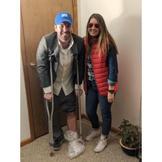 Michael Scott meets Marty McFly. (Oct. 2018)