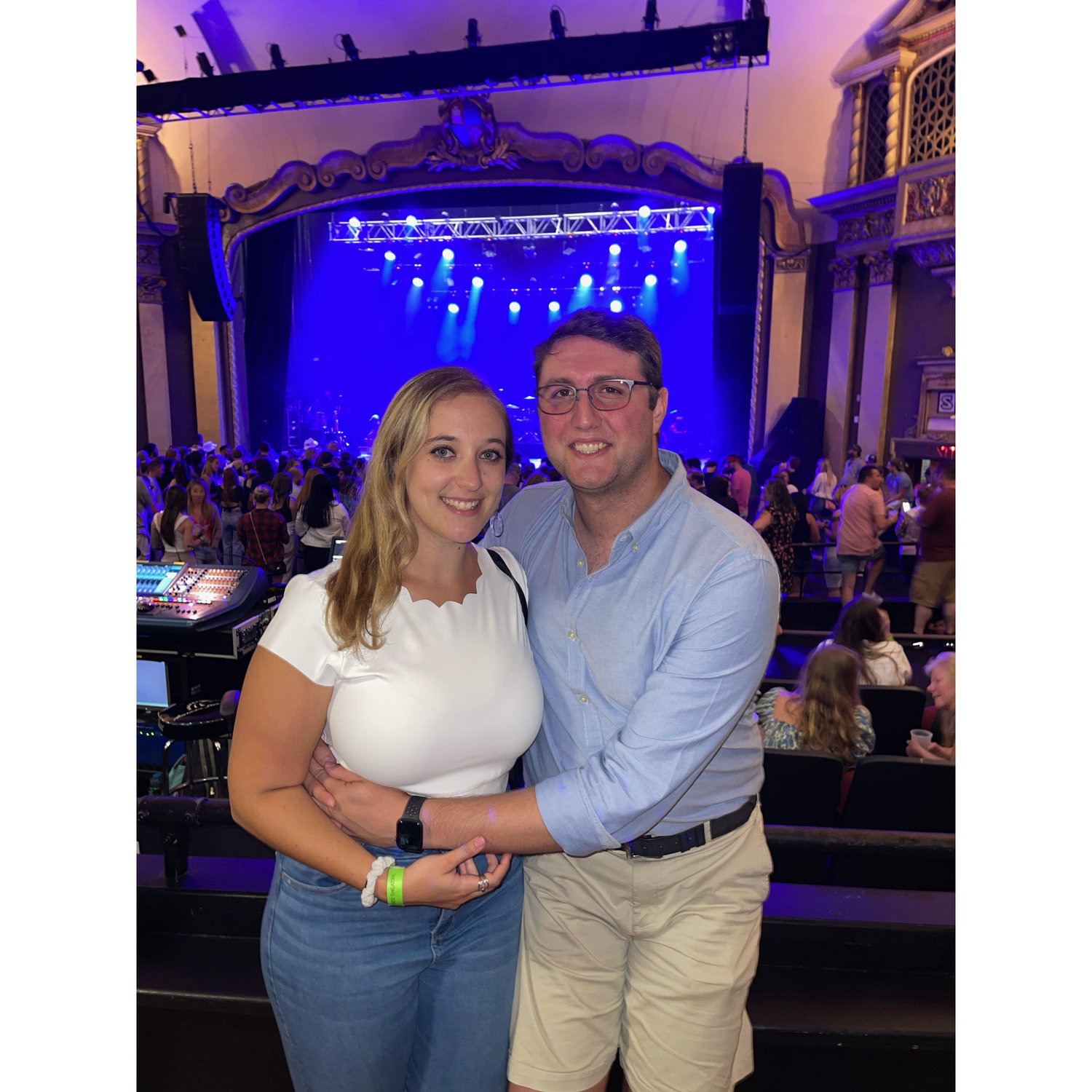 Going to see Josh's favorite band, The X Ambassadors. Jenn got a sneak peak of Josh's dance moves, wedding guests be warned!