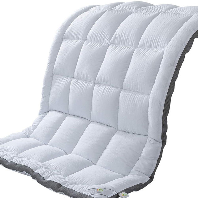 SUFUEE Mattress Topper Full & Mattress Pad Protector - Quality Plush Luxury Down Alternative Pillow Top - 2inch Extra Thick Mattress Cover(54"x75")