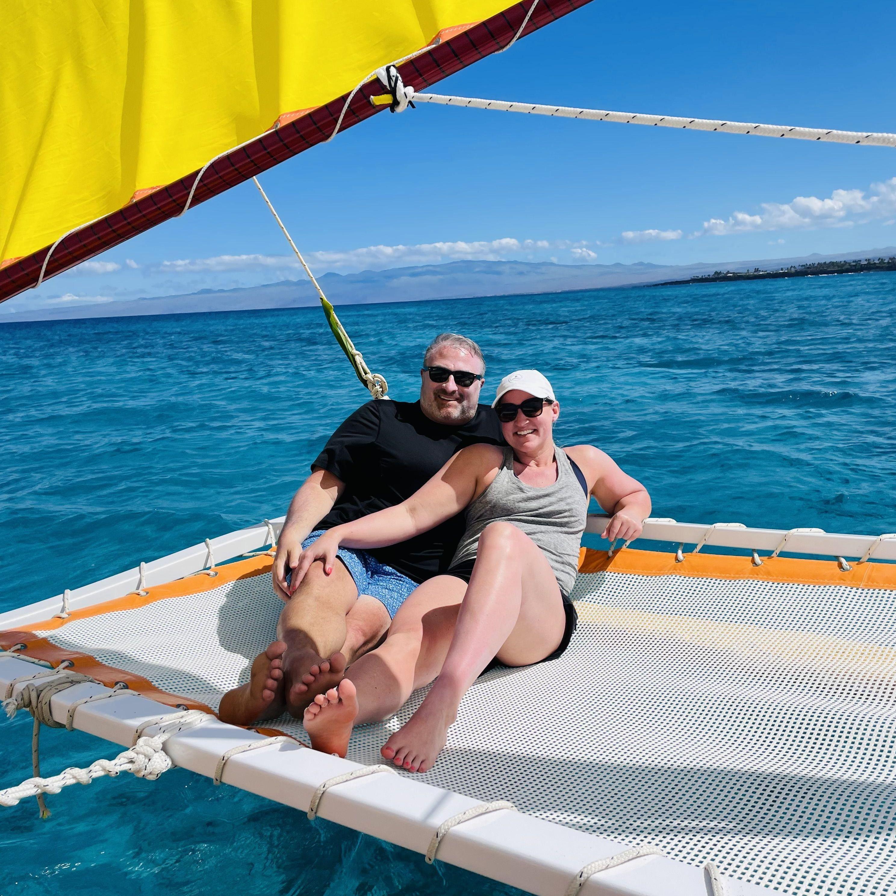 Ho`okele Wa`a
Sailing Canoe in Kahuwai Bay at Kona Village Resort
