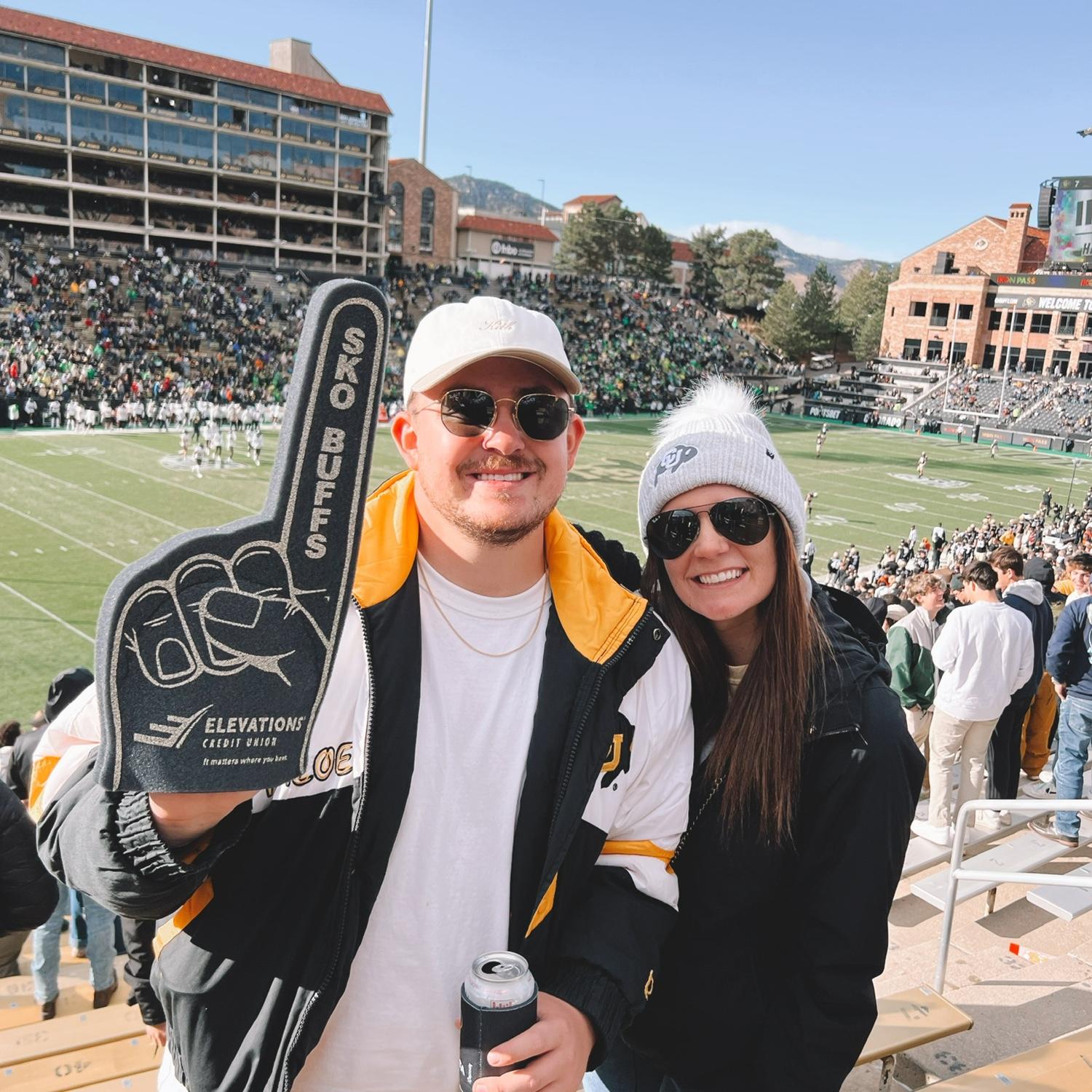 You can always catch us at the CU football games cheering on our favorite player (aka Ralphie)!