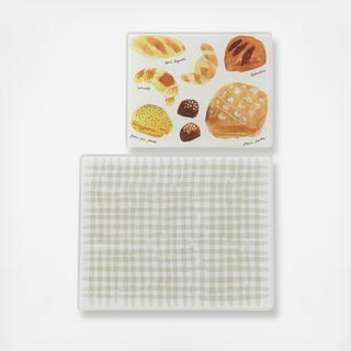 Fresh Bake Gingham 2-Piece Food Prep Board Set