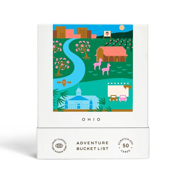 Ohio Adventure Bucket List: 50 Scratch-Off Cards for Outdoor Activities, Tourist Attractions, and Road Trips - Perfect Travel Gift and Guide for Exploring