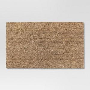 1'6"x2'6" Solid Doormat Beige - Room Essentials™