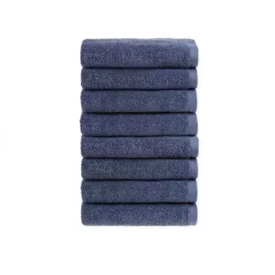 Clean Start Solid Washcloths in White (Set of 8)