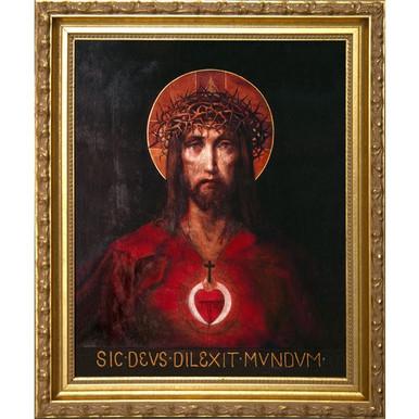 Framed Sacred Heart of Jesus