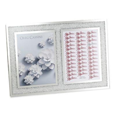 Oleg Cassini Crystal Diamond 2-Opening Picture Frame