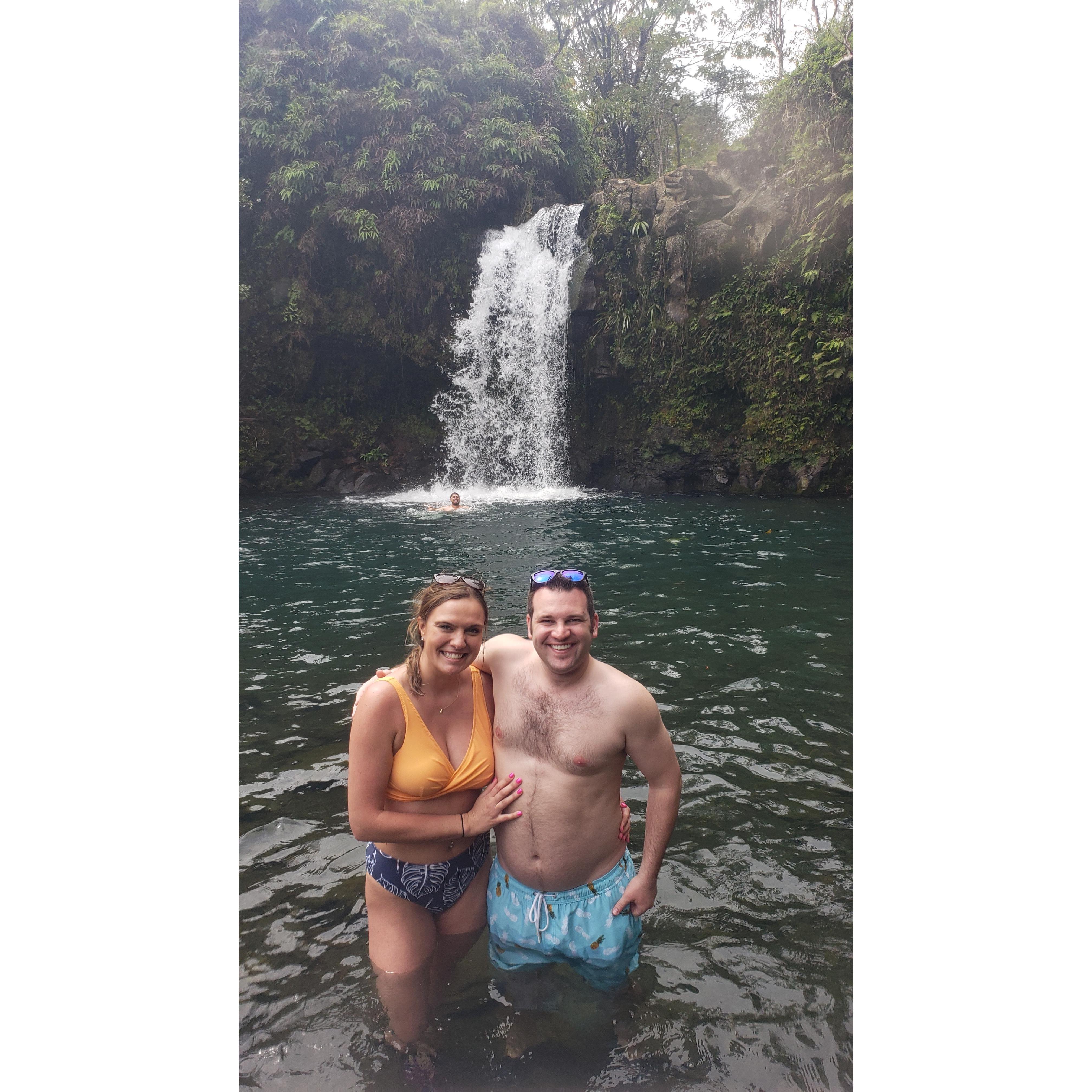 A bigger waterfall than the one Brennan proposed in front of