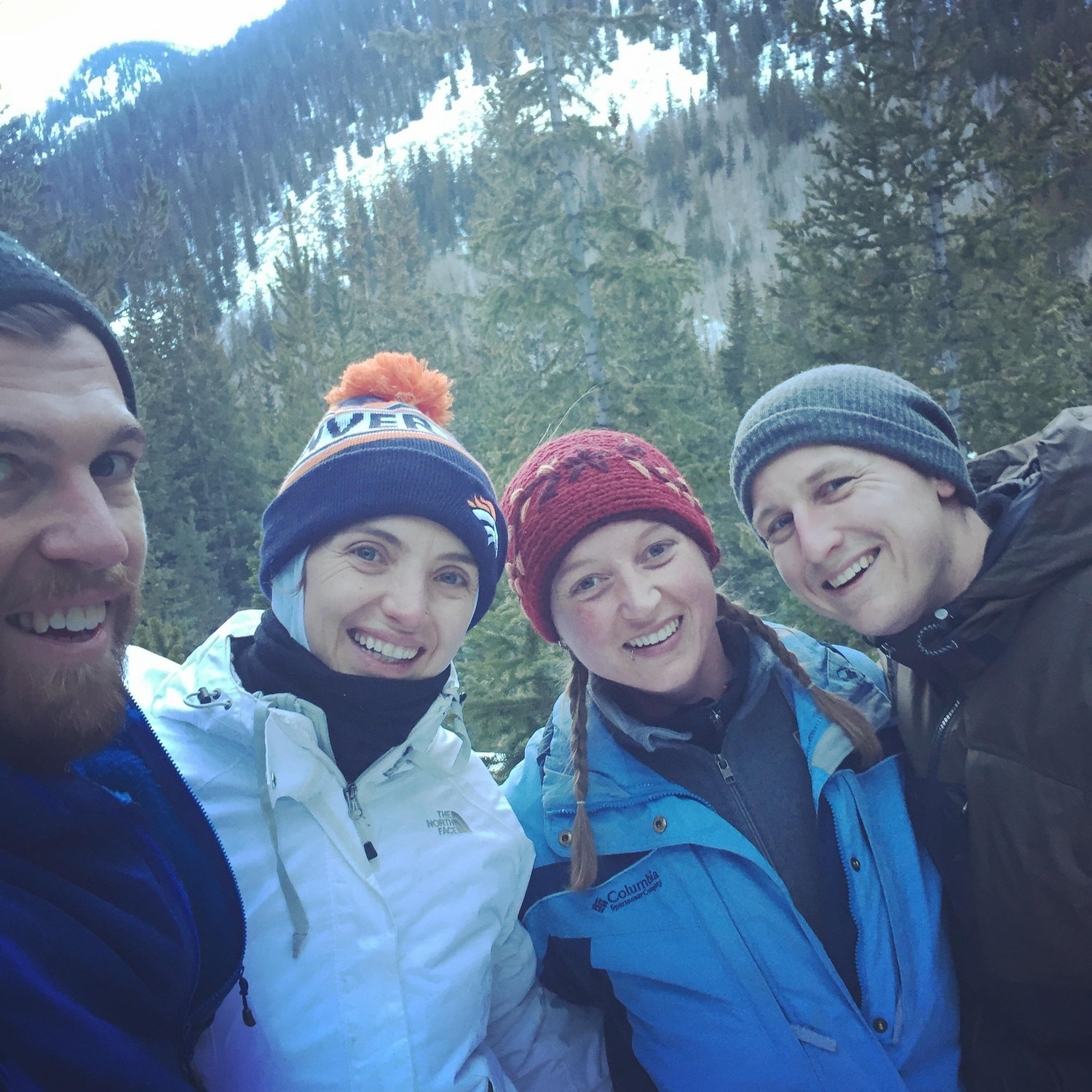 Last New Year's Eve with our favorite camping buddies Kate and Chris.