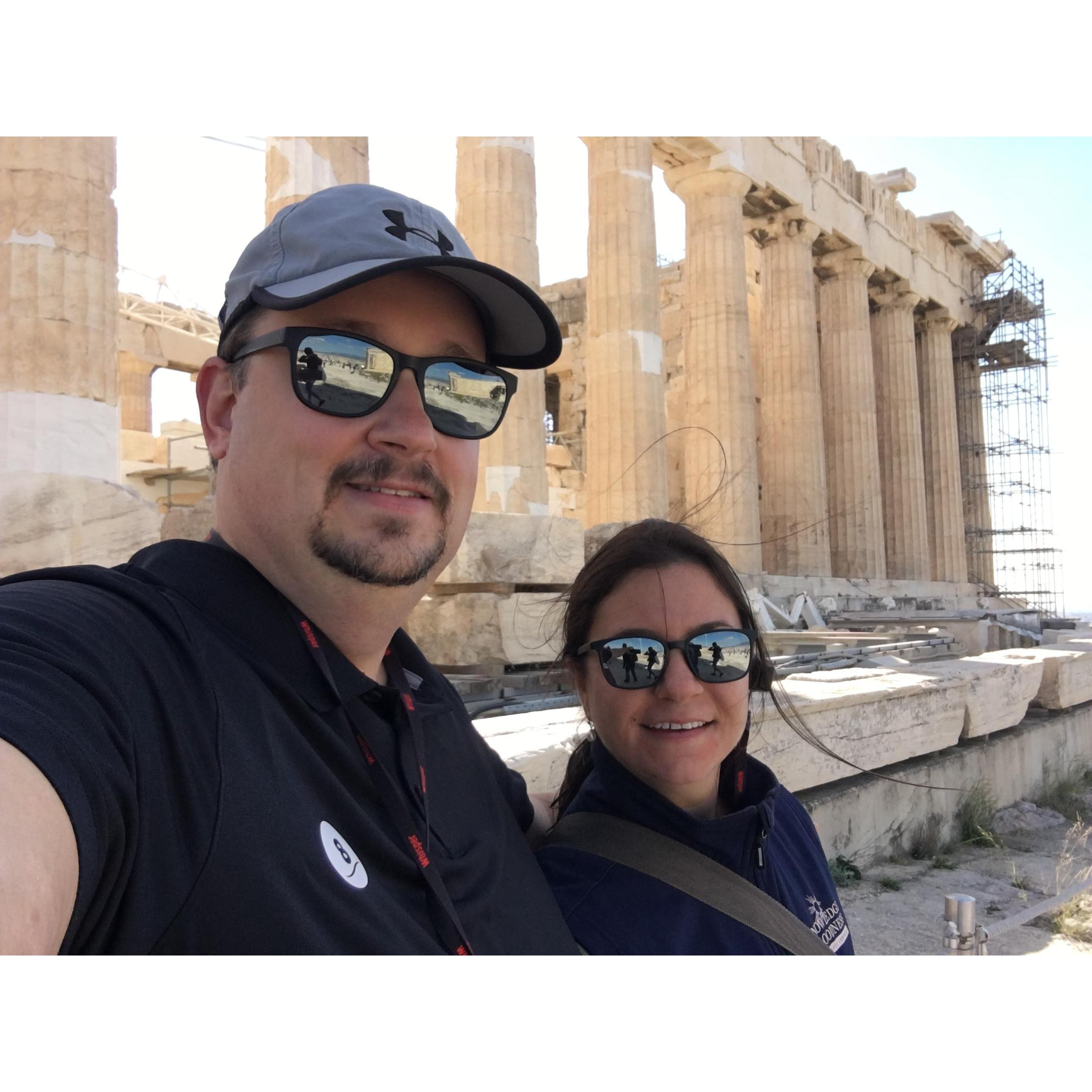 At the Parthenon!