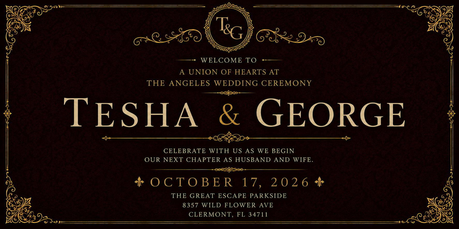 The Wedding Website of Teshanairy Angeles and George Angeles