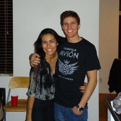 Our first picture together! Hellooo 2010 baby faces!