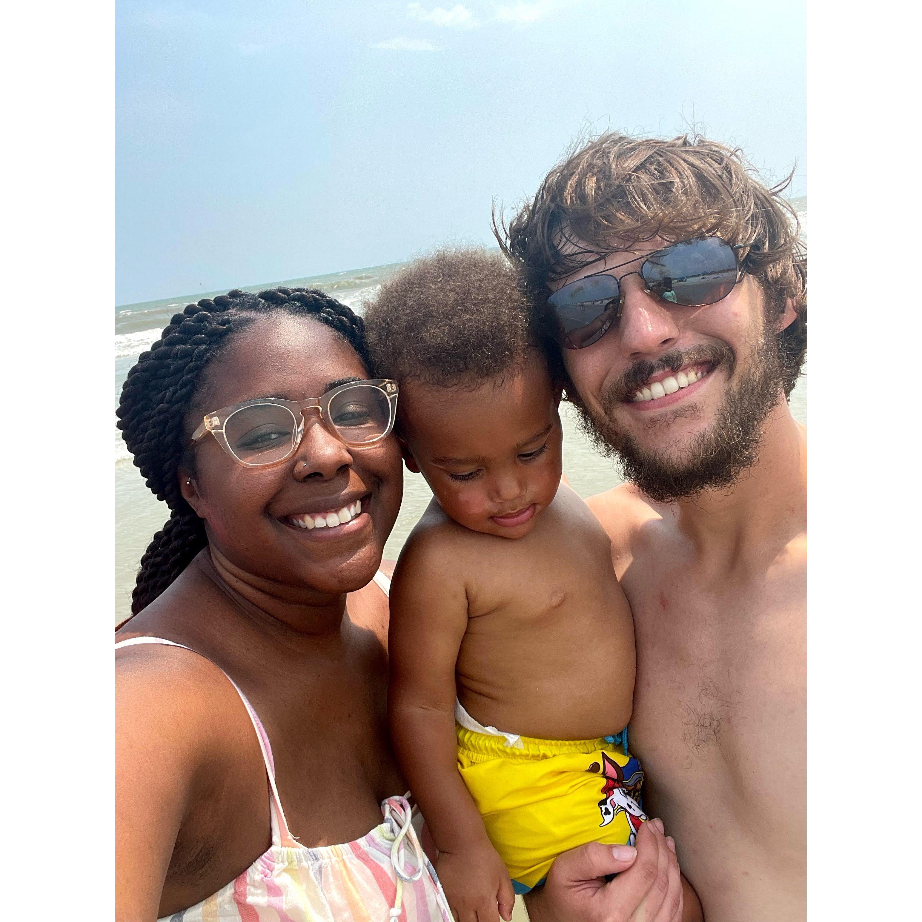 This was our first family beach trip