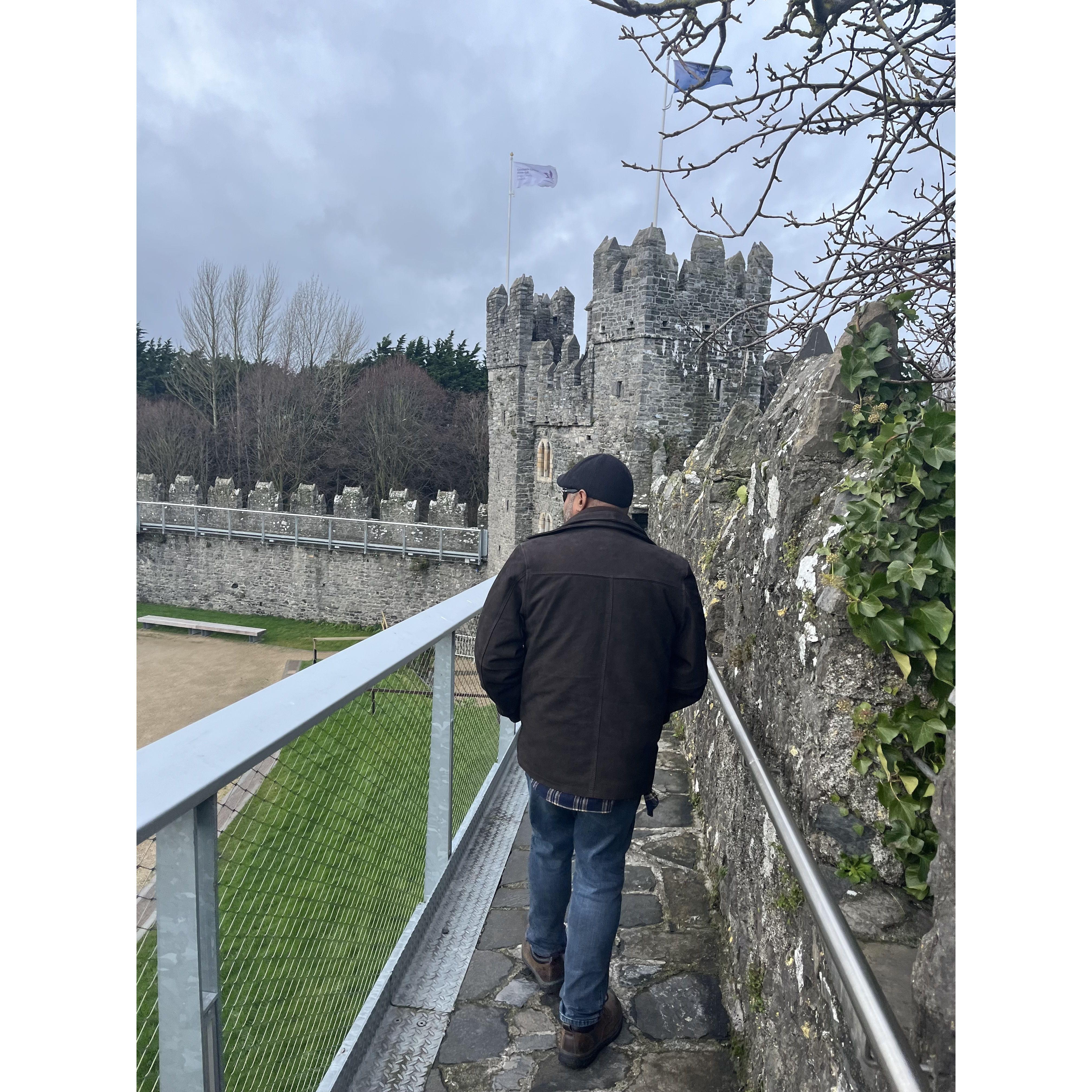 Exploring the dark castles in Dublin, Ireland